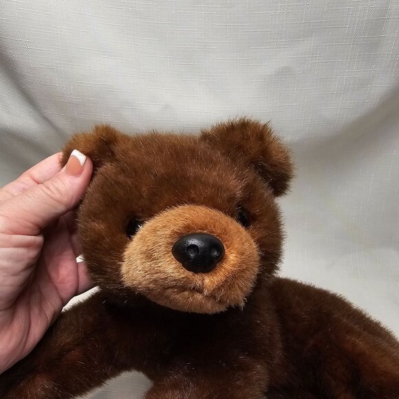 Vintage 1995 Beanie Baby Stuffed Brown Bear Plushie Plush - Picture 10 of 13
